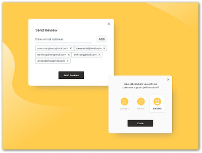 Send Review Feature 2021 dailyui design figma icon review ui ux ux ui web webdesign