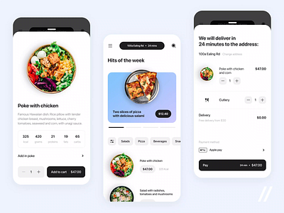 Food Delivery App app delivery design food food and drink food delivery foodtech menu mobile mvp online ordering purrweb react native restaurant startup ui ux