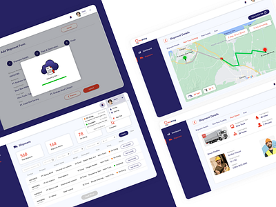 Shipment dashboard app design dashboard design dashboard ui design ui uidesign ux web deisgn website