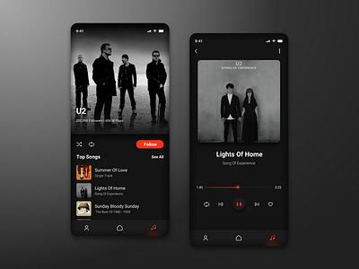 Music Player App design minimal mobile mobile app mobile interface model music music app music player music player app music player ui song ui ui ux ui design uidesign ux