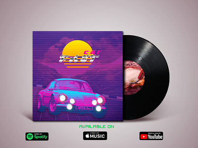 Retro type cover design album album art album artwork album cover album cover design artist artwork book cover cd artwork cd cover graphic design music musician soundcloud spotify