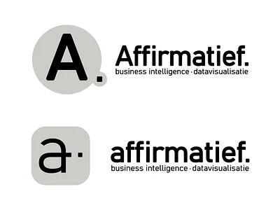 Affirmatief. logodesign