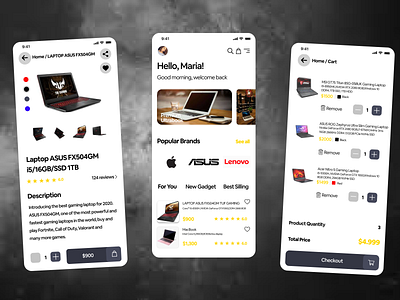 Gaming shop design gaming shop ui