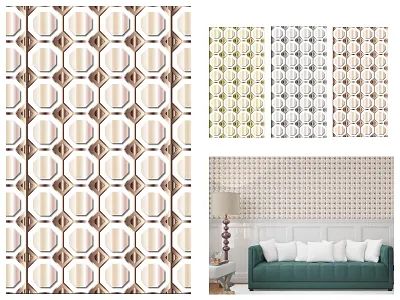 Midas Metallic ceramic tiles design interior pattern pattern design vector