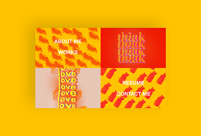 Yellowing adobexd design graphic design illustration mockup prototype typography ui ux vector website website design