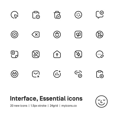 Myicons✨ — Interface, Essential, Ui vector line icons pack essential icons icon design icon pack icons icons design icons pack interface icons line icons sketch sketchicons ui ui design ui designer ui icons ui kit ui pack ui set web design web designer web ui