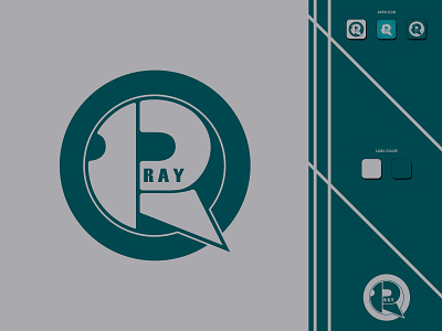 RAY app design flat graphic design icon illustration illustrator logo minimal vector