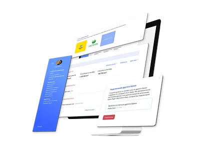 Online bank "Sphere". UX/UI design bank ui ux web дизайн