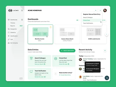 #FromTheArchives: Assignment for Job Application #2 activity clean components control panel dashboard data figma kpi saas ui web