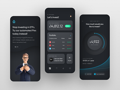 Investing App UI app design design fireart fireartstudio flat inspiration interface minimal mobile mobile app mobile design mobile ui mobileinspiration mobiletrends mobileui trending uidesign uiinspiration uitrends uiuxdesign