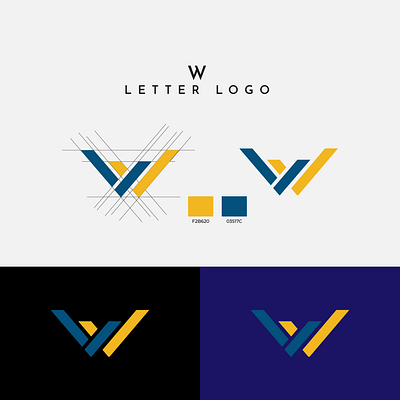 W Letter Logo art design flat graphic design icon illustration illustrator logo minimal type typography