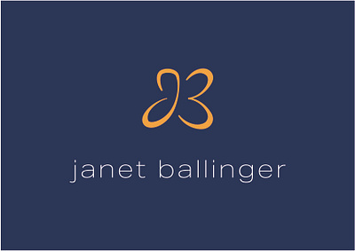 Logo design for Janet Ballinger Hypnotherapy agency brand design brand identity branding design hypnotherapy logo logo design monogram monogram logo therapy typography vector