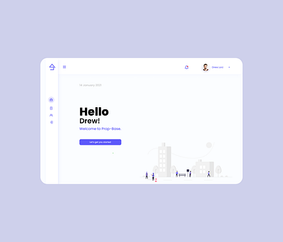 Prop-Base — The realtor app agents app branding clean colors concept figma fresh future illustration new properties proptech realestate tech trending ui uiux vector webapp