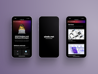 UIxDC Portfolio 3d branding graphic design mockup portfolio ui ux