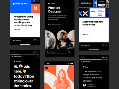 Pixelmatters Rebranding • On Social brand brand design brand identity branding branding and identity branding concept branding design rebrand rebranding