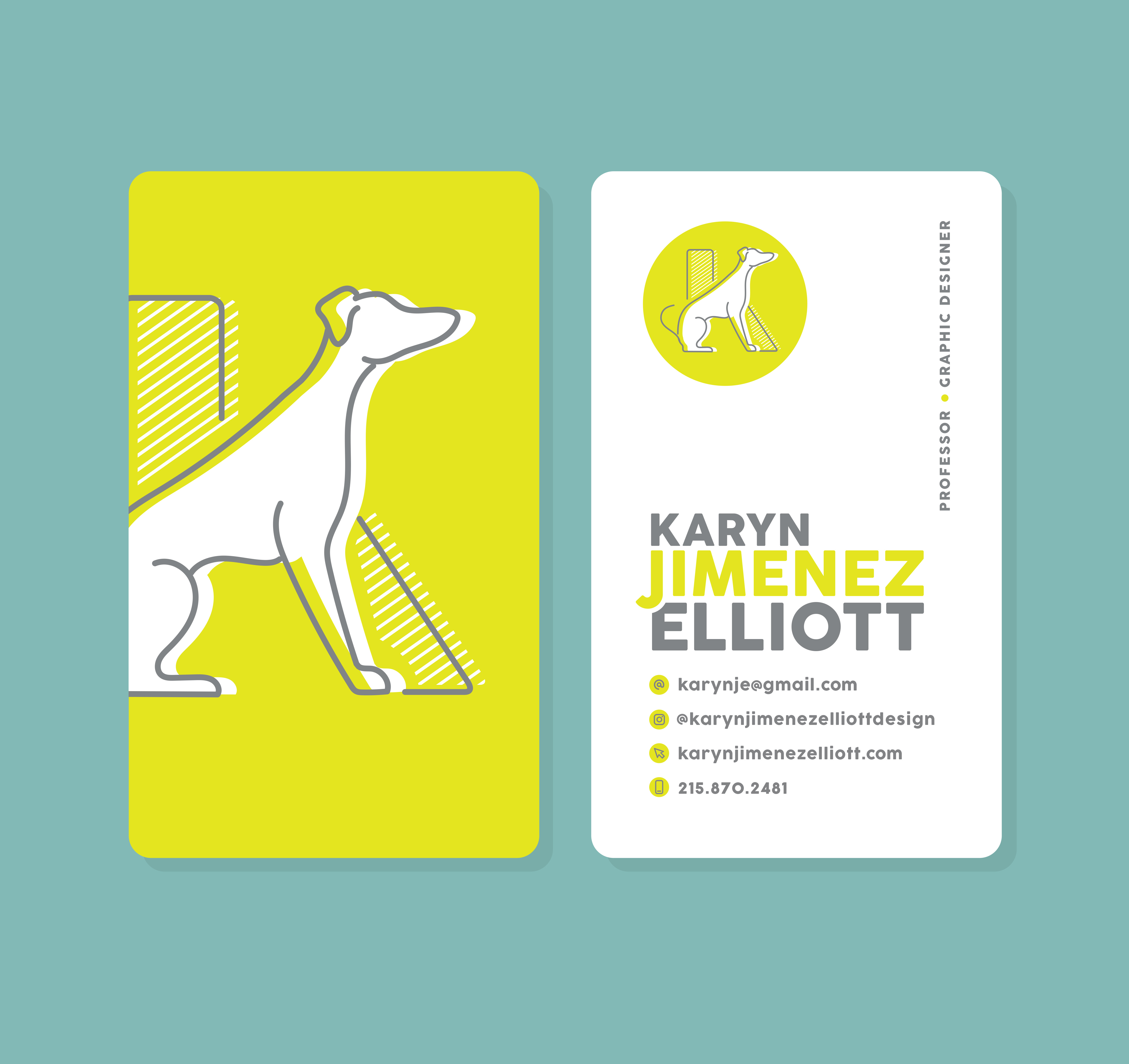 Personal Branding adobe illustrator brand identity branding business card dog dog illustration dog logo graphic design letter k logo typography vector