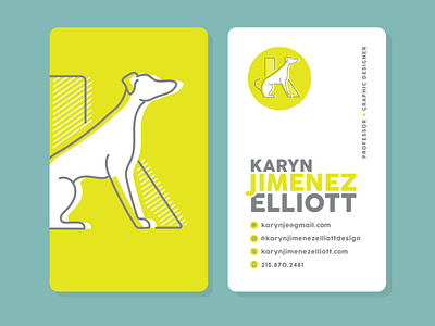 Personal Branding adobe illustrator brand identity branding business card dog dog illustration dog logo graphic design letter k logo typography vector