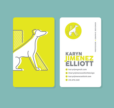 Personal Branding adobe illustrator brand identity branding business card dog dog illustration dog logo graphic design letter k logo typography vector