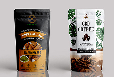 pouch bag design adobe illustrator adobe photoshop branding cbd label design cbd oil label design label packaging packaging design pouch design supplement label design