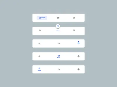 Custom Navigation Bar UI adobe xd card design cards ui custom bar design micro animation micro interactions navigation bar ui xd animation xd components xd design xd micro interactions