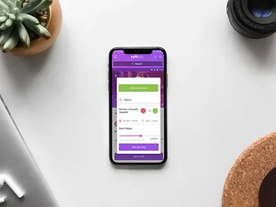 Syft App - Temporary jobs app app application design ios ios app iphone app jobs mobile soft syftapp temporary ui user experience user interface ux