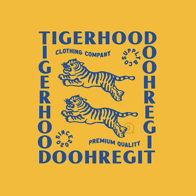Tigerhood animal availabledesign badgedesign badges design designforsale illustration logoforsale tiger tshirtdesign vintage badge vintage design vintage illustration vintage logo