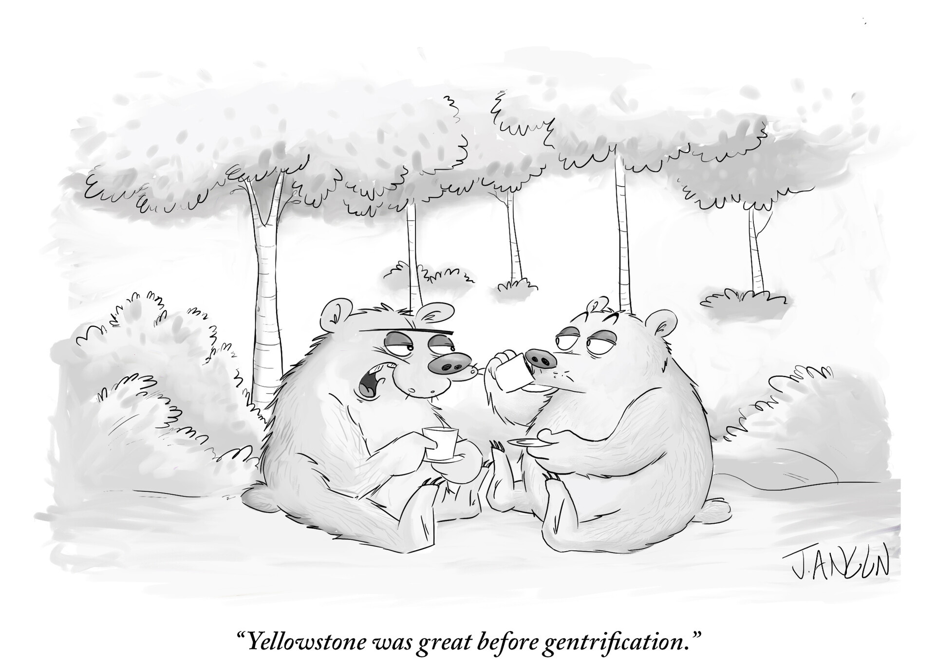 Example of Bears: In conversation