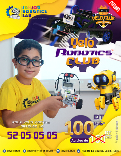 flyer club rebotique - rebotic club flyer