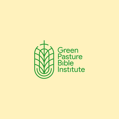 Green Pasture Bible Institute brand identity branding branding design church church branding church design church logo design icon illustration illustrator logo logomark logomarks logos photoshop vector