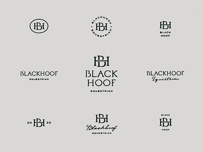 Blackhoof badge brand brand elements brand identity branding graphic design logo logotype typography