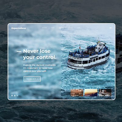Landing page UI web design branding design minimal ui web website