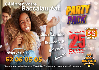 party pack - Baccalaureat baccalaureat pack party promo promotion réussite school succes