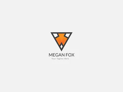 Megan fox logo fox logo logo megan fox logo megan fox logo minimal vector