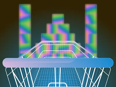 Let's Go To The Supermarket alcohol beer beer case beer sculpture brew brewery shopping card shopping cart supermarket