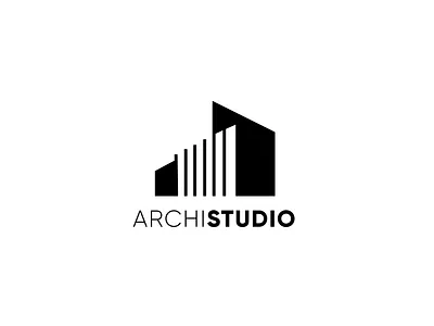ArchiStudio adobe app architecture art branding design graphic design illustrator lettering logo logo design minimal typography vector
