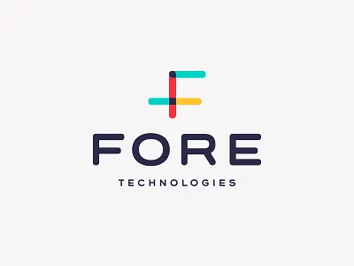 Fore Technologies 4 analytics app branding data f font fore four identity mobile monogram rounded san serif tech technologies technology tyepface type wordmark