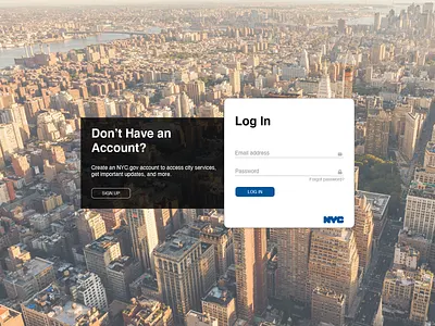 sign in screen design ux