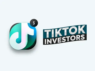 Tiktok Investors Logo 3d logo adobe illustrator artwork blender branding icon design illustration logo design tiktok vector