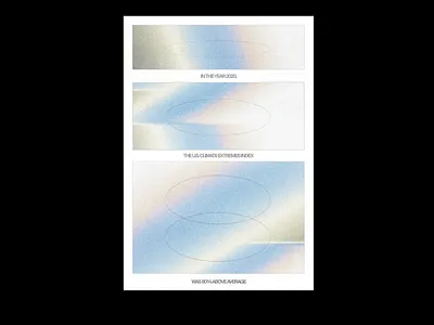 We're Melting climate comic strip gradient sustainability world