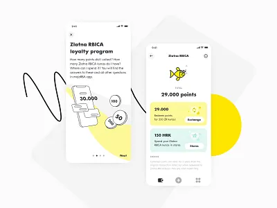 RBA Loyalty program appdesign banking bankingapp cute design illustration loyalty loyalty card loyalty program pastel pastel colors ui uidesign uiux uxui