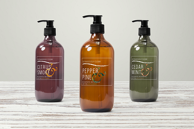 body wash labels + branding branding logo typography