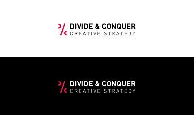 D & C brand branding design logo typography