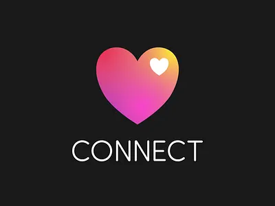 Dating App Logo connect dailylogo dailylogochallenge dating heart logo minimalist vector