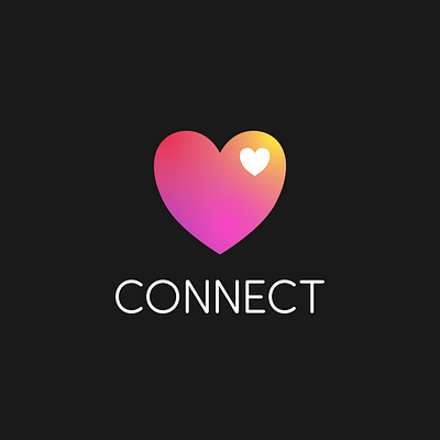 Dating App Logo connect dailylogo dailylogochallenge dating heart logo minimalist vector