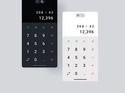 Calculator appdesign dailyui dailyuichallenge uidesign uiux