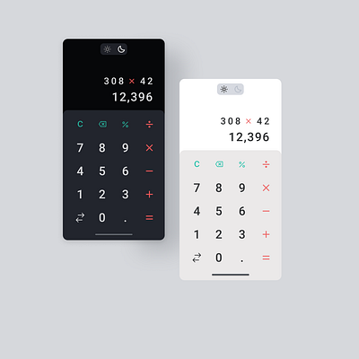 Calculator appdesign dailyui dailyuichallenge uidesign uiux