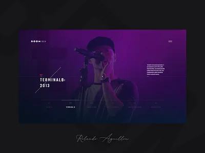 Boombox | Quicksite 2 boombox concept music music player pop song ui ux web webdesign website