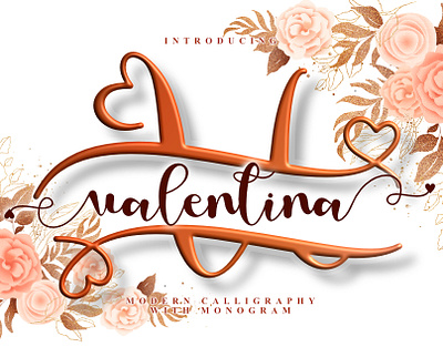 Love Valentina font fontdesign fonts handlettering handwritten lettering popularfont