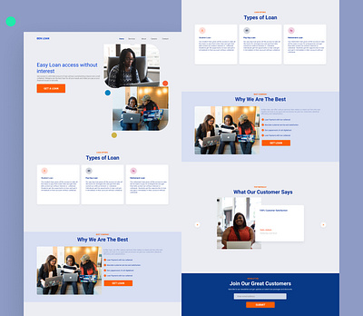 Ben Loan || Landing Page design ui ux web