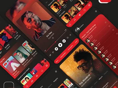 Senik TV Application UI app app design app designer app ui application application design application ui design design art music app music player ui uiux user experience userinterface ux